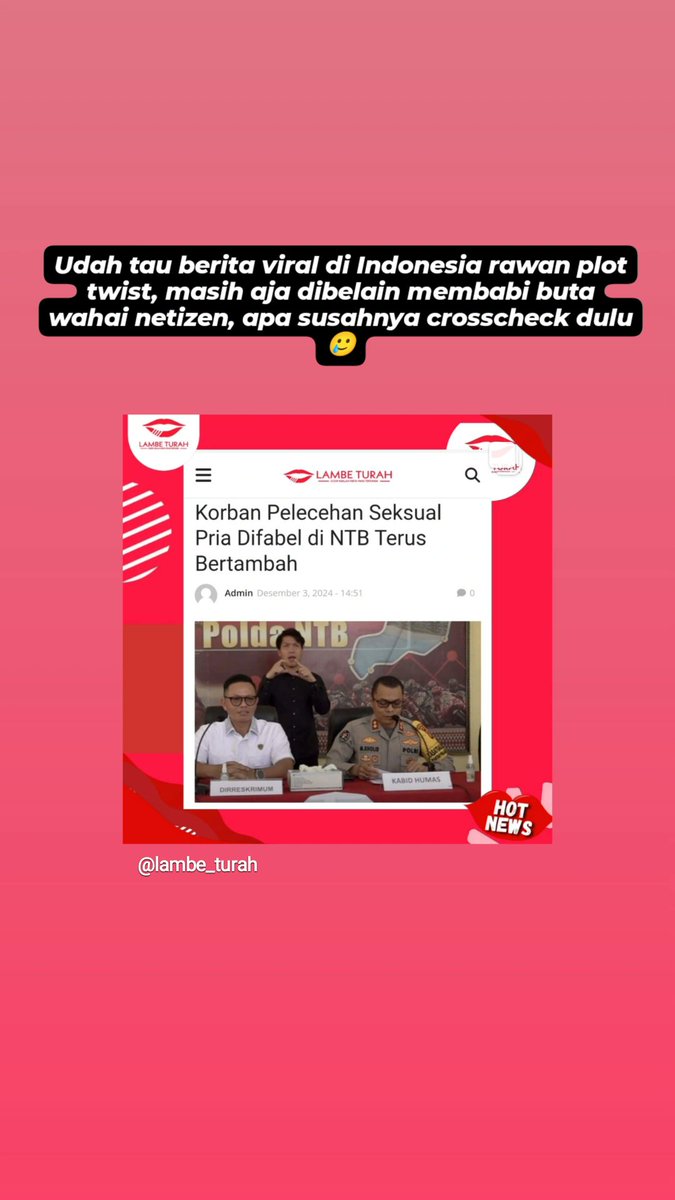 Ga belajar dari kasus Agus yang pertama 🙃