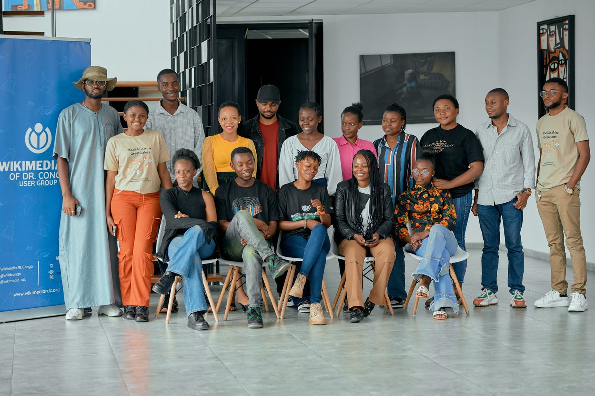 LydieKahambu's tweet image. Dans le cadre d&apos;implémentation de la 2e phase du @msigreatlakes , @WikimediaRDC a organisée 2jours d&apos;atelier de formation avancée sur @wikidata et #SPARQL à Goma @go_innovation

 Nous avions appris à contribuer sur Wikidata et à créer les requêtes #SPARQL.