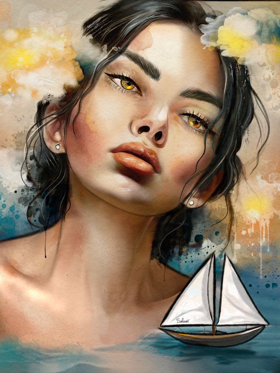 Happy #TEZOSTUESDAY 
Here is :
My only 1/1
150 tezos 

Hand drawn digital painting

My life hasn’t been like a book of poetry since the day I understood the world. My life has been a torn piece of paper from which I made a paper boat…

objkt.com/tokens/KT1LM1V…