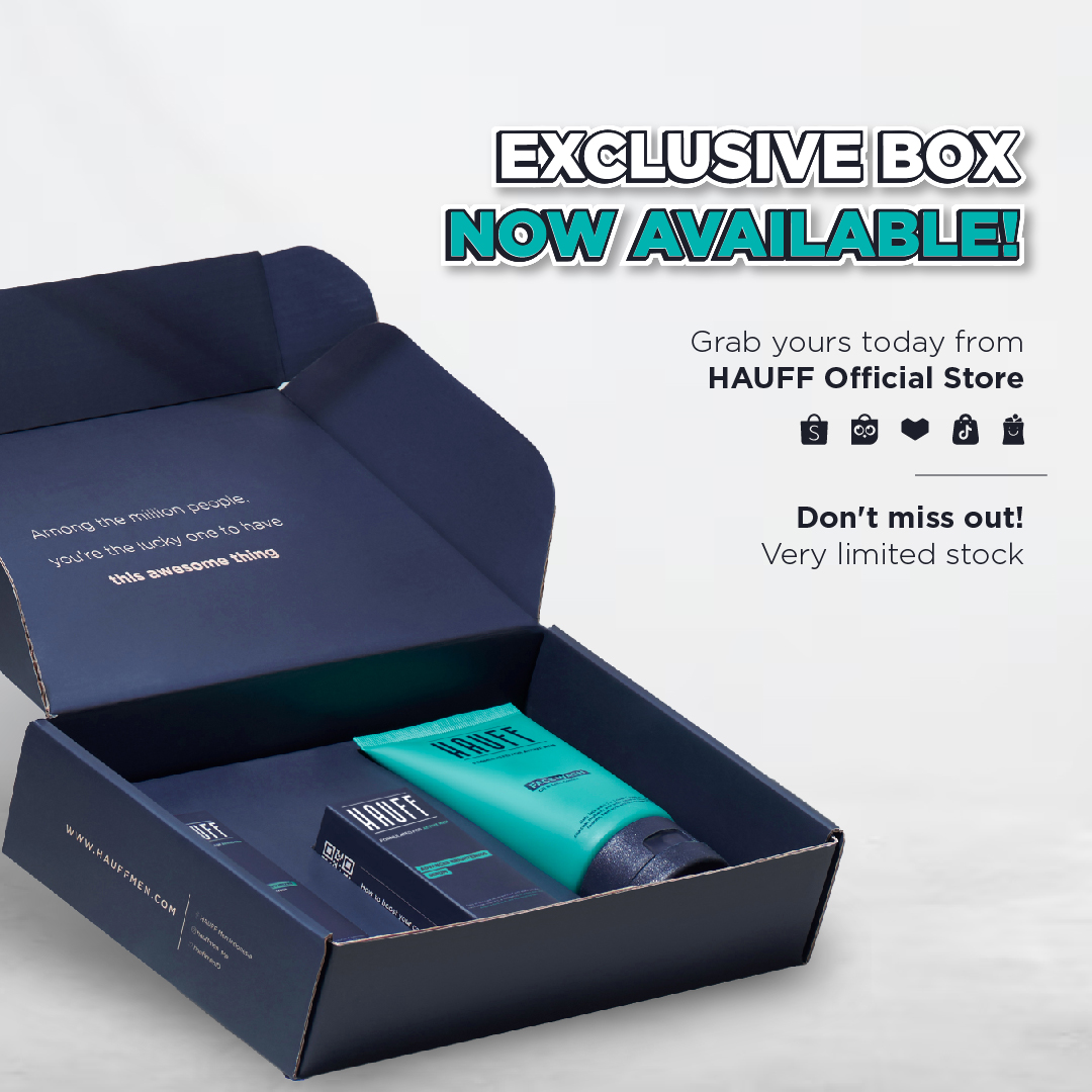 📢Good news buat yg nungguin exclusive box

Skrng Exclusive Box udah tersedia di semua official store Hauff Broff! Stoknya terbatas banget! Jd jgn sampai keabisan lagi😆

Yuk check out sebelum kehabisan🛒💨
linktr.ee/hauffmen