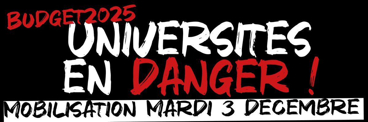Angers
Avignon
Besançon
Bordeaux
Brest
Clermont-Ferrand
Créteil
Dijon
Grenoble
La Rochelle
Lille
Limoges
Montpellier
Nancy
Nantes
Nice
Metz
Paris
Poitiers
Reims
Rouen
Saint-Denis
Saint-Etienne
Strasbourg
Toulouse
Tours
Vannes
...
#UniversitesEnDanger
franceuniversites.fr/actualite/univ…