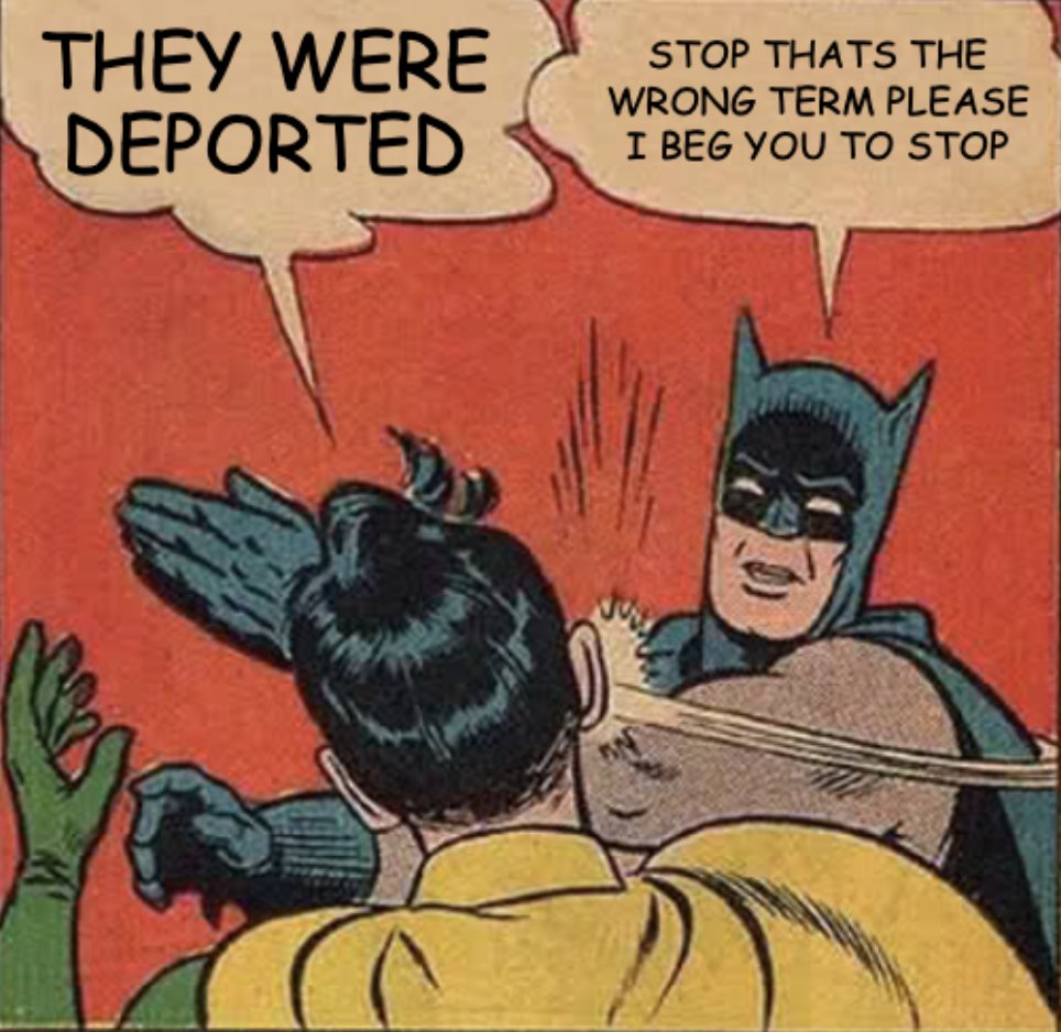 alexianadlou's tweet image. Because some of ya&apos;ll need to hear this in Biblical Studies and migration work, here&apos;s the meme I made for my #SBLAAR24 presentation this year. *Let&apos;s be intentional about our word choices, okay?