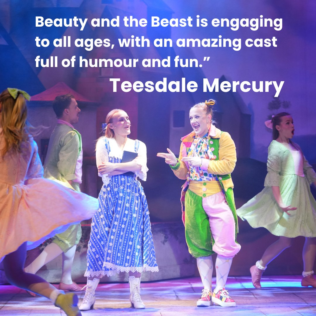 Gala Durham (@galadurham) on Twitter photo "The set, lighting & sound are perfect for the production...Excellent, bright & colourful costumes & delightful choreography."
Check out <a href="/teesdalemercury/">Teesdale Mercury</a>'s review of Beauty & the Beast👉tinyurl.com/4etzbx3r
📅 Running until Tue 31 Dec
🎟️ galadurham.co.uk/beauty-and-the… "The set, lighting & sound are perfect for the production...Excellent, bright & colourful costumes & delightful choreography."
Check out <a href="/teesdalemercury/">Teesdale Mercury</a>'s review of Beauty & the Beast👉tinyurl.com/4etzbx3r
📅 Running until Tue 31 Dec
🎟️ galadurham.co.uk/beauty-and-the…