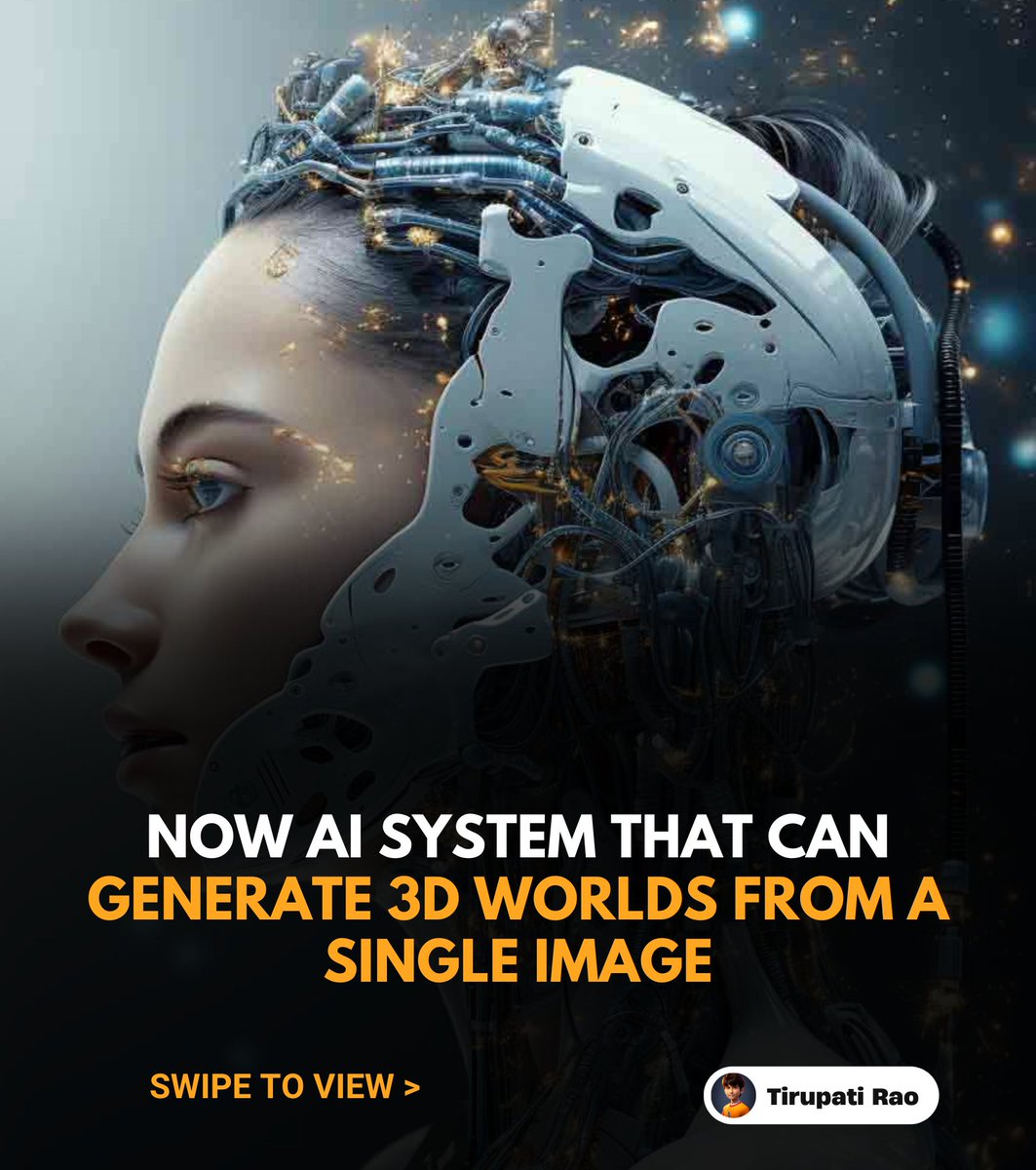 itirupati's tweet image. 🚀 World Labs is turning a single image into a 3D world! 🌍✨ Fully explorable 3D scenes in your browser, tweak lighting, add objects, more! 🔧 Sign up for early access 👉 worldlabs.ai/waitlist #AI #3DWorlds #GenerativeAI #TechInnovation 

@theworldlabs