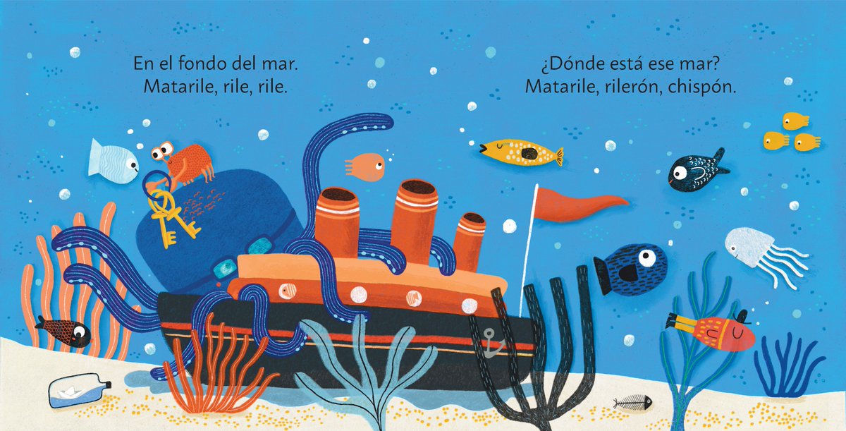 CuentosAlmacen's tweet photo. ¿Dónde están las llaves que abren nuestro castillo de arena?
Iremos a buscarlas hasta el fondo del mar junto a un cangrejo y un pulpo.
Subiremos a bordo de un precioso barco.
Y descubriremos un cofre que oculta un gran tesoro!

https://t.co/rjVfAhOFgJ

🏷️0-3 años
📚 @Laguarida_ https://t.co/RHs2UfihCW