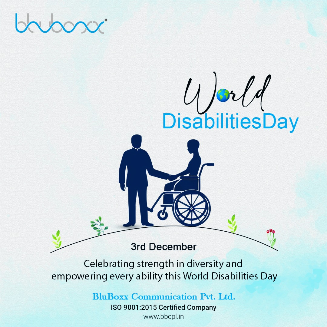 BluBoxx_IND's tweet image. The International Day of Persons with Disabilities is a reminder of the importance of creating a world that is accessible, equitable, and supportive for everyone, regardless of ability. 

#DisabilityAwareness #SupportEveryone #DisabilityRights#BluBoxxCommunicationPvtLtd