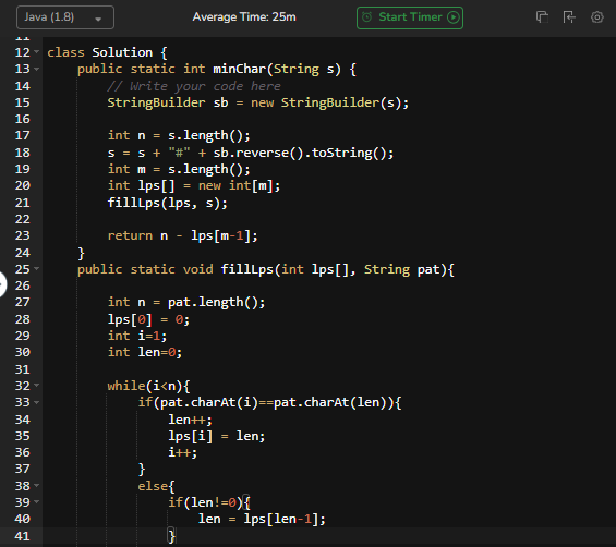 arshpreet_000's tweet photo. π Hello, everyone!
#Day195 of my coding streak is complete! Hereβs what I worked on today:
1. Adding Spaces to a String
2. Minimum Characters to Add for Palindrome
.
.
#LeetCode #GFG160 #GeekStreak2024 #StringManipulation #Palindrome #KMPAlgorithm #CodingJourney #KeepLearning https://t.co/5aZYnE2Ltn
