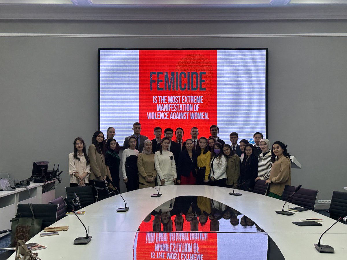 cerenguvengures's tweet photo. I had the pleasure to meet with @uwed_official students today and discussed gender equality and women's empowerment status across the globe and Uzbekistan. As promised, I will be visiting again for a lecture! Thank you @GulnozaIsm.  #NoExcuse #HearHerStory https://t.co/62kU0bgLpW