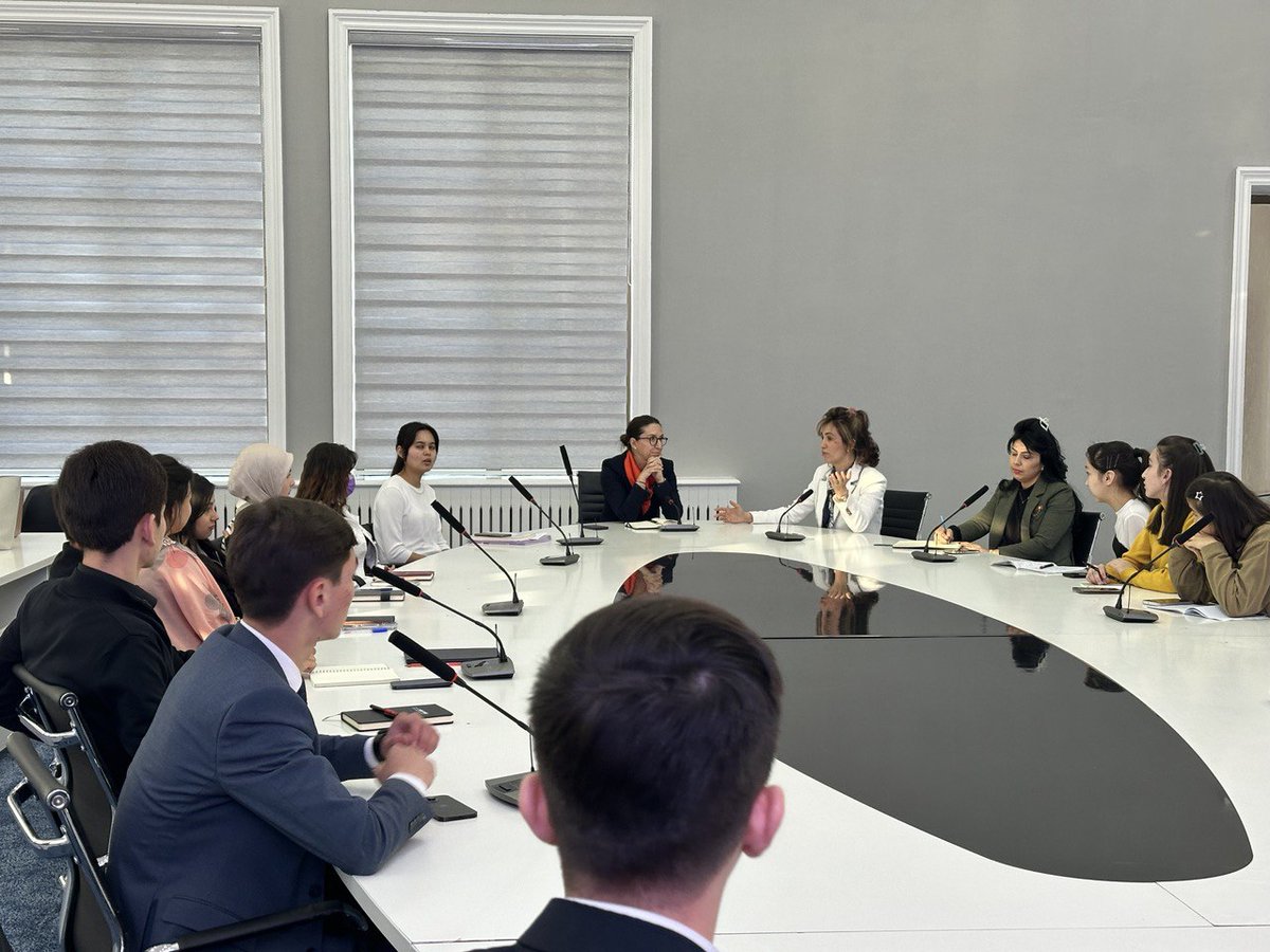 cerenguvengures's tweet photo. I had the pleasure to meet with @uwed_official students today and discussed gender equality and women's empowerment status across the globe and Uzbekistan. As promised, I will be visiting again for a lecture! Thank you @GulnozaIsm.  #NoExcuse #HearHerStory https://t.co/62kU0bgLpW