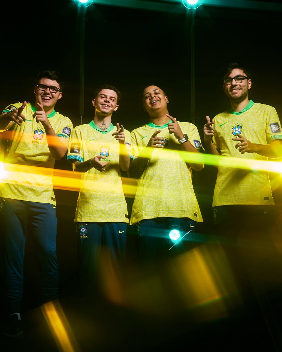Brazil come with vibes! 🇧🇷🤙

They face Argentina on 5 December at 19:30 KSA via Youtube.com/@FIFAe &amp; Twitch.tv/FIFAe #FeWCRL