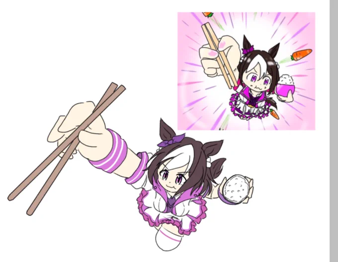 2年前に描いたスペちゃんマンをリメイクしたりしてた 