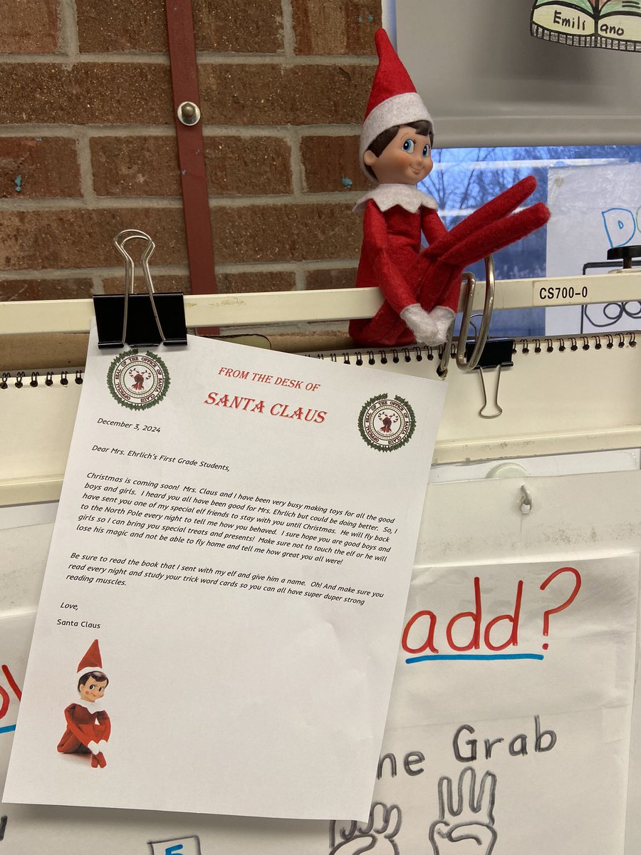 Shari Ehrlich (@mrsehrlichrbps) on Twitter photo Looks π like we have a visitor and a letter from the North Pole. π
<a href="/rbpsEAGLES/">Red Bank Primary</a> #RBBisBIA Looks π like we have a visitor and a letter from the North Pole. π
<a href="/rbpsEAGLES/">Red Bank Primary</a> #RBBisBIA