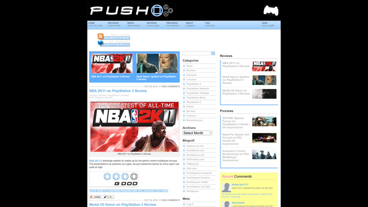 Push Square tweet media