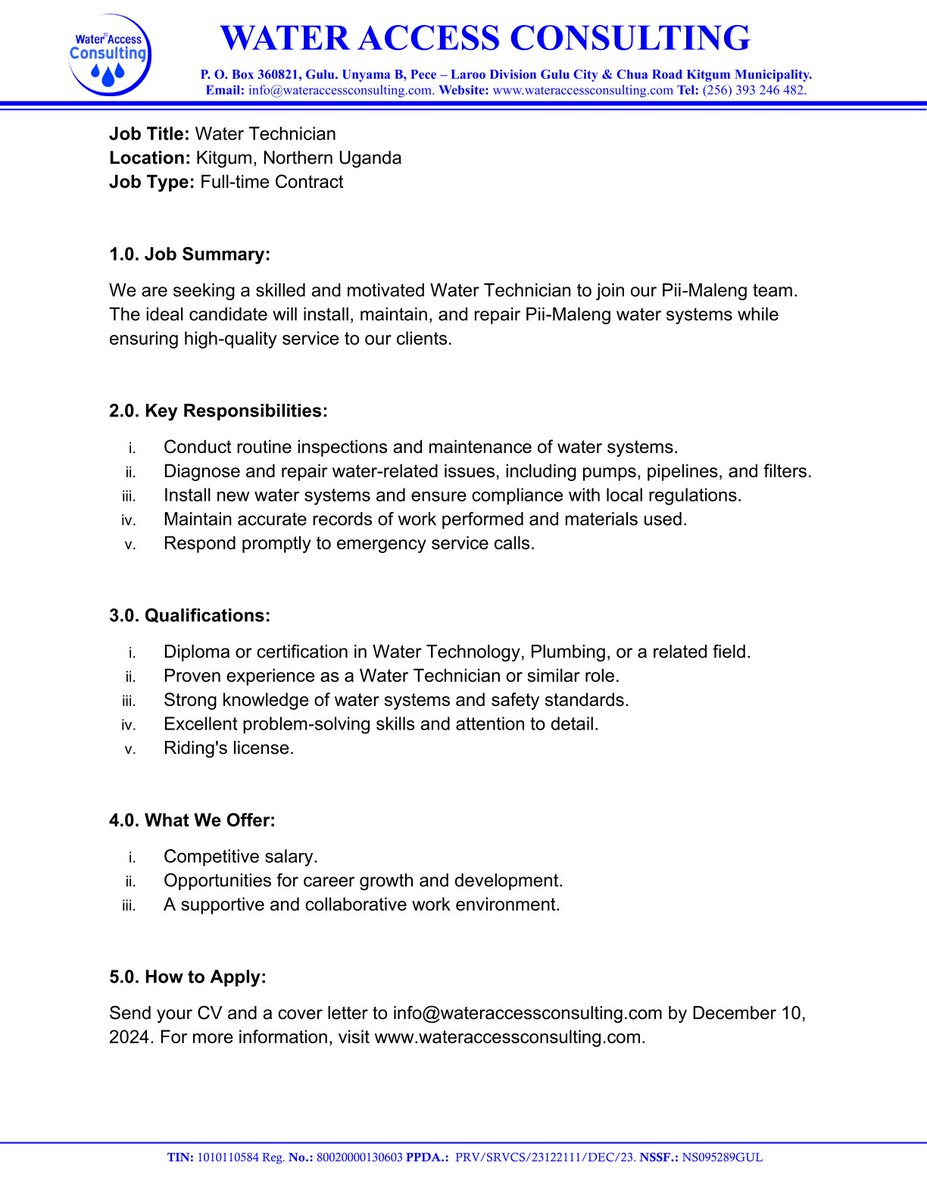 Water Access Consulting tweet media