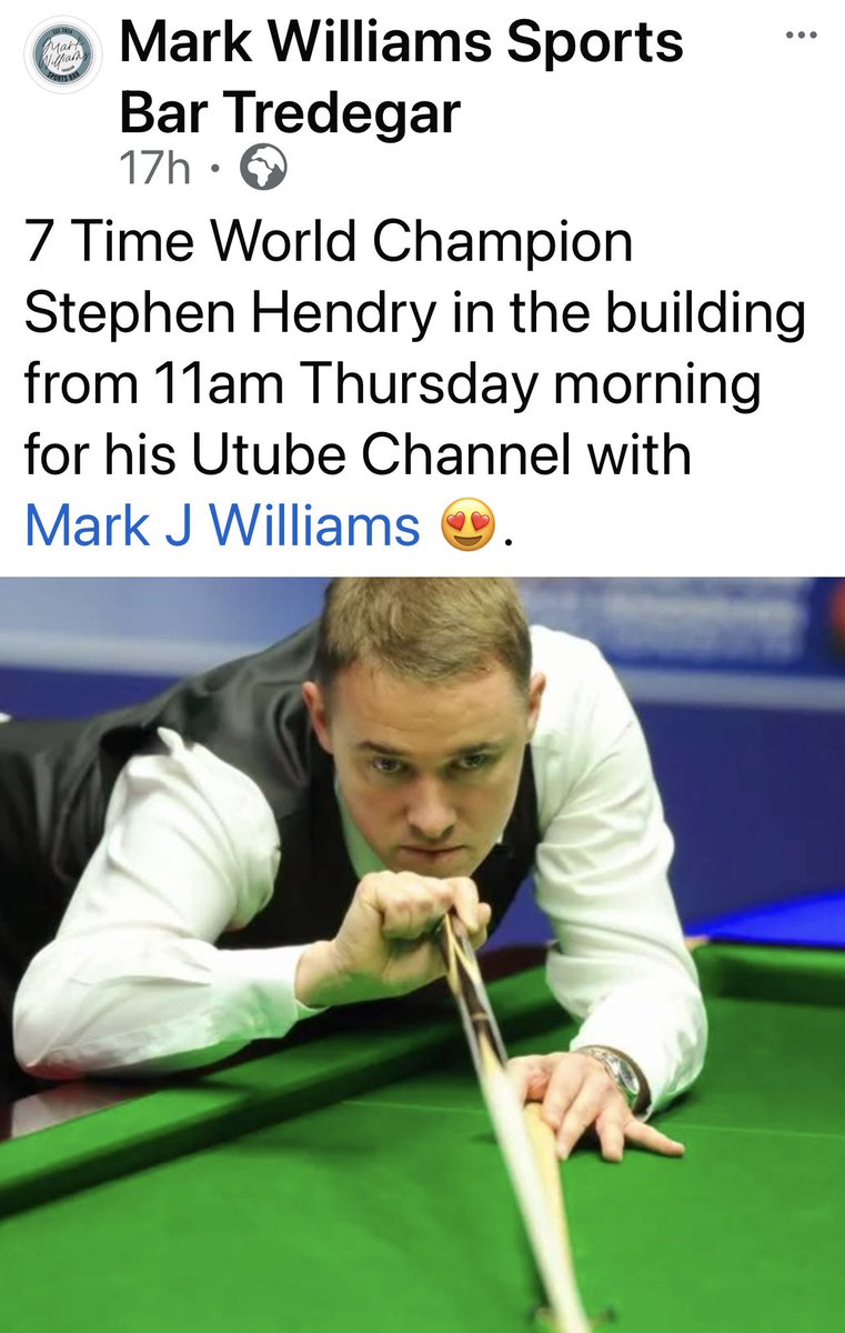 MWSnooker's tweet photo. @markwil147 and @leewalker147 will be recording a new episode of #cuetips with @SHendry775 tomorrow morning at Mark Club, #snooker #humour #Q-line https://t.co/JrXaxUbQSA