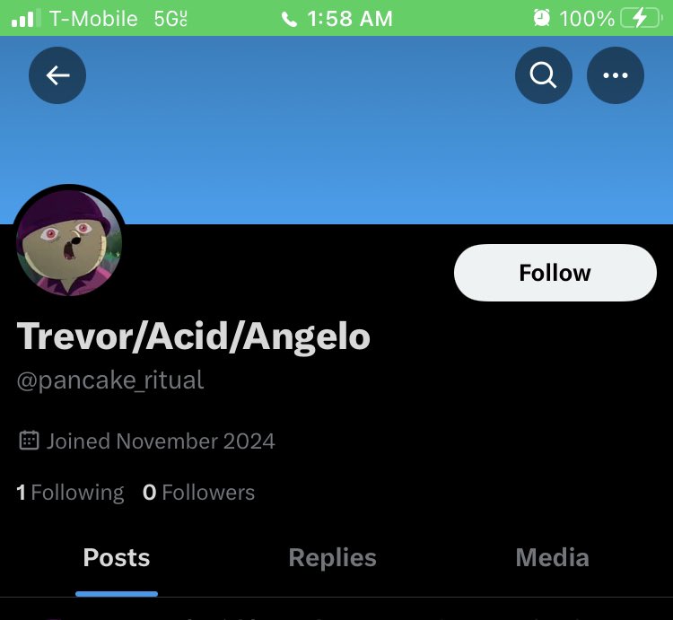 pancake_rituals's tweet photo. Hey can y’all report this account for me? My ex is apparently pretending to be me and won’t stop harassing me &amp; some other people I know https://t.co/XjtWce5TQe