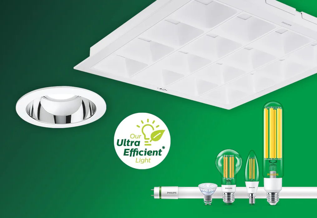 🔋Las lámpara ultra eficientes de Philips consumen 60% menos energía y duran hasta 50.000 horas con respecto a soluciones convencionales. Innovación y sostenibilidad para un uso eficiente de los recursos. 🌍💡

👉 Descubre más: signify.co/4fgNcQs