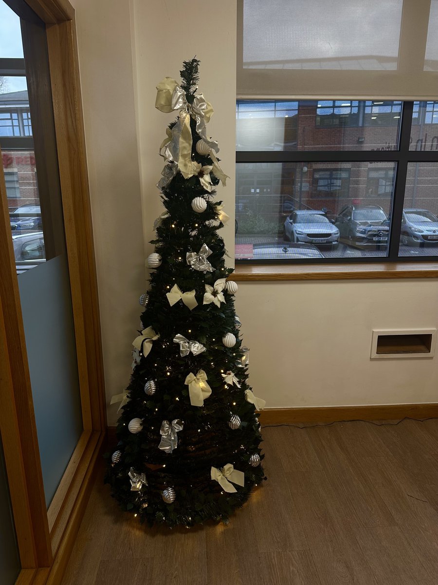 signinapp's tweet photo. Did we go overboard on the trees this year? 🎄

With enough lights to guide Santa's sleigh, we're giving Buddy The Elf a run for his money... but the holidays have finally made it to Sign In App HQ 🎅💫

#SignInApp #OfficeDecor https://t.co/V7Aj7oSqKo