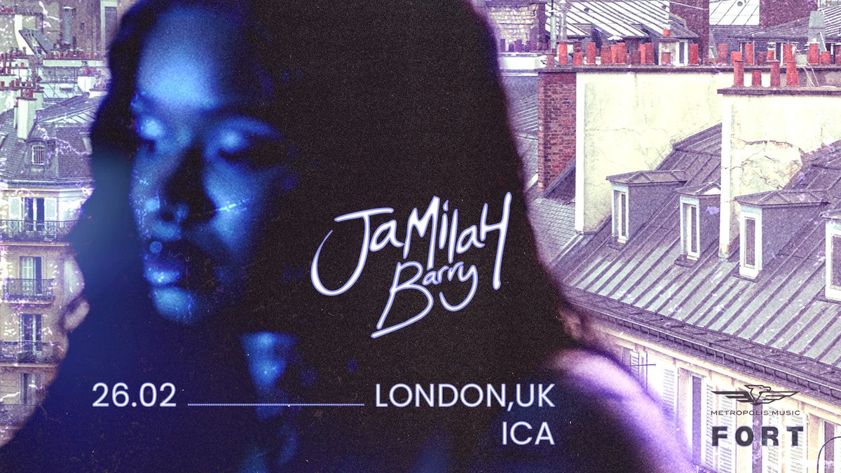 Metropolis Music (@metropolismusic) on Twitter photo NEW >> <a href="/jamilahbarry/">Jamilah Barry</a> has announced a show at <a href="/ICALondon/">Institute of Contemporary Arts</a> in February, fresh from releasing her latest project ‘Full Circle’ ✨
Snap up tickets on Thursday 5th December at 10am 👉 metropolism.uk/xmKe50UhsaR NEW >> <a href="/jamilahbarry/">Jamilah Barry</a> has announced a show at <a href="/ICALondon/">Institute of Contemporary Arts</a> in February, fresh from releasing her latest project ‘Full Circle’ ✨
Snap up tickets on Thursday 5th December at 10am 👉 metropolism.uk/xmKe50UhsaR