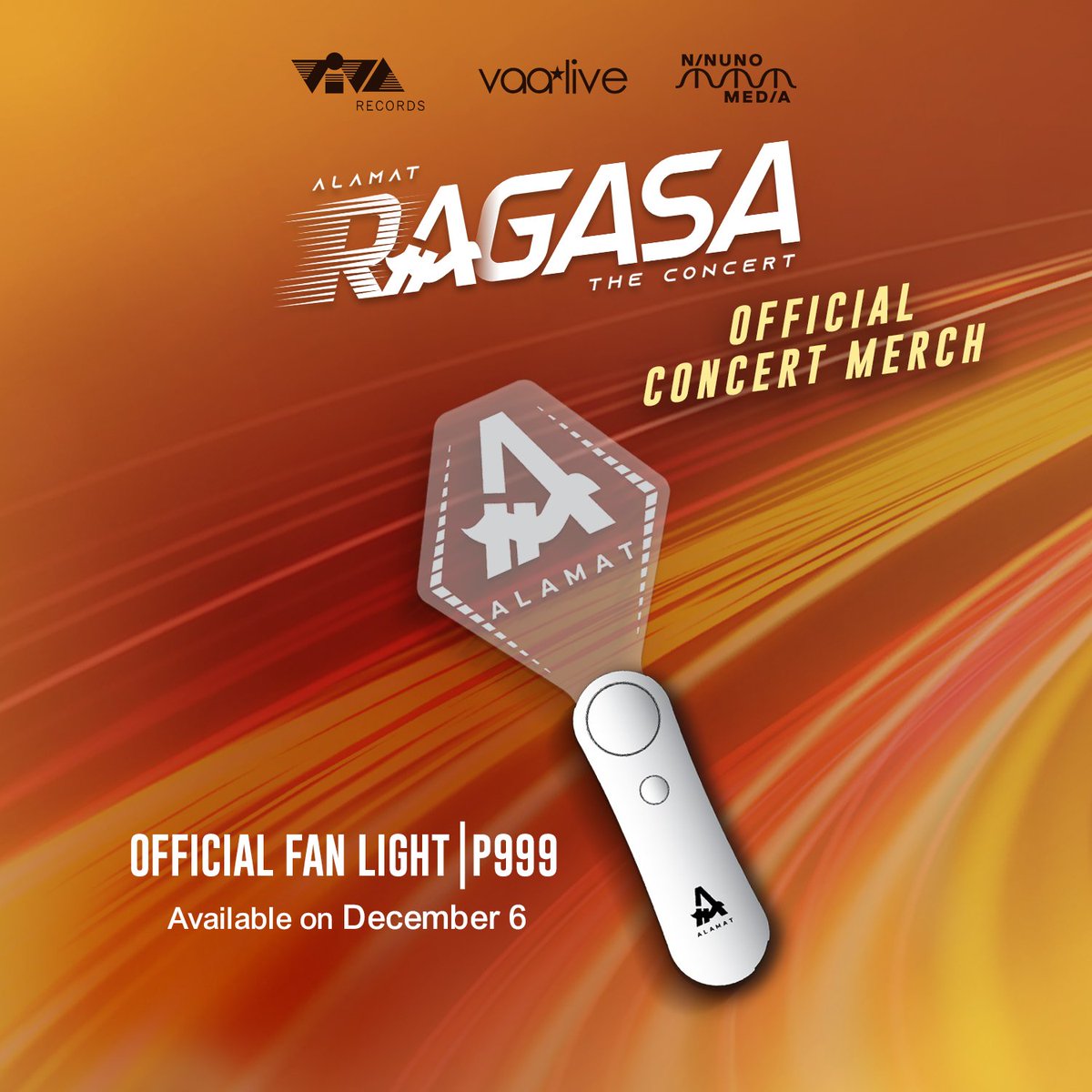 Official_ALAMAT's tweet photo. ALAMAT HANDA 'RAP

Liliwanag na ang New Frontier Theater ngayong December 6! The official ALAMAT Fan Light is here! 🤎

Available on December 6 at:
Viva Cafe from 11am to 2pm 
New Frontier Theater from 3pm onwards

#ALAMAT #ALAMATRagasa
ALAMAT RAGASA MERCH https://t.co/QAknn94phD