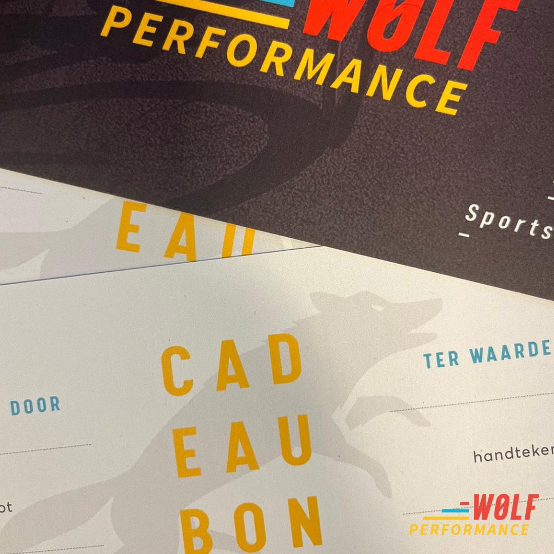 🐺🎁 Geef een cadeau dat bijblijft! 🎁🐺 
Met onze cadeaubon verras je vrienden met een bikefit of inspanningsstest – perfect voor sportievelingen die hun prestaties willen verbeteren! 🚴‍♀️💪
Bestel hem nu!
wolfperformance.be/cadeaubon