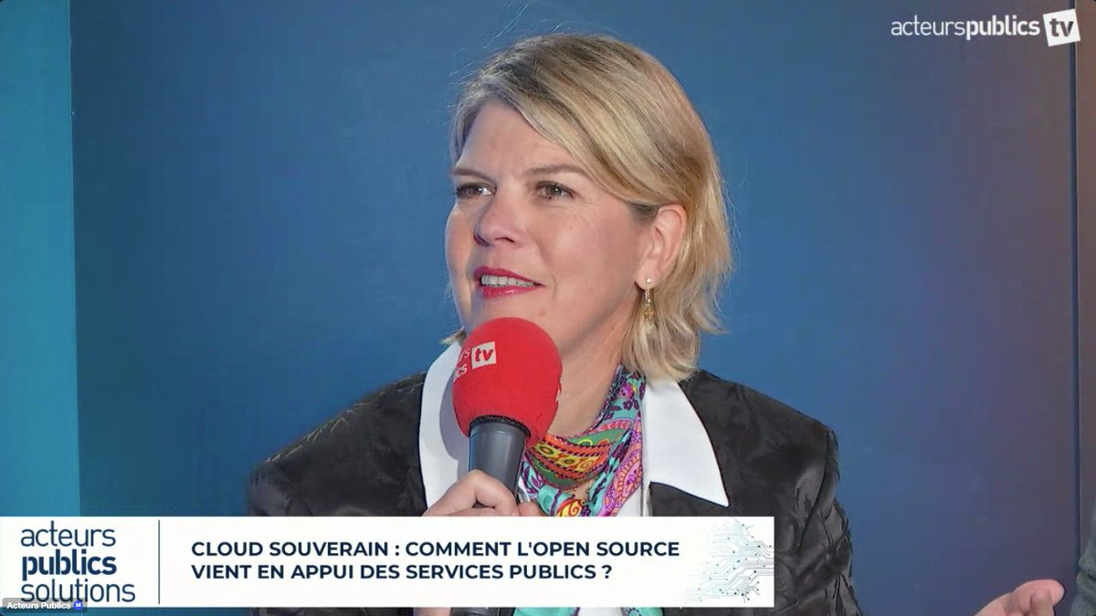 [En Direct]
Servane Augier, Directrice du Commerce et Marketing, NumSpot est en live du webinaire organisé par <a href="/acteurspublics/">acteurs publics</a> sur la thématique #CloudSouverain : comment l'#OpenSource vient en appui des #servicespublics ? pour partager sa vision sur l’avenir du cloud souverain.