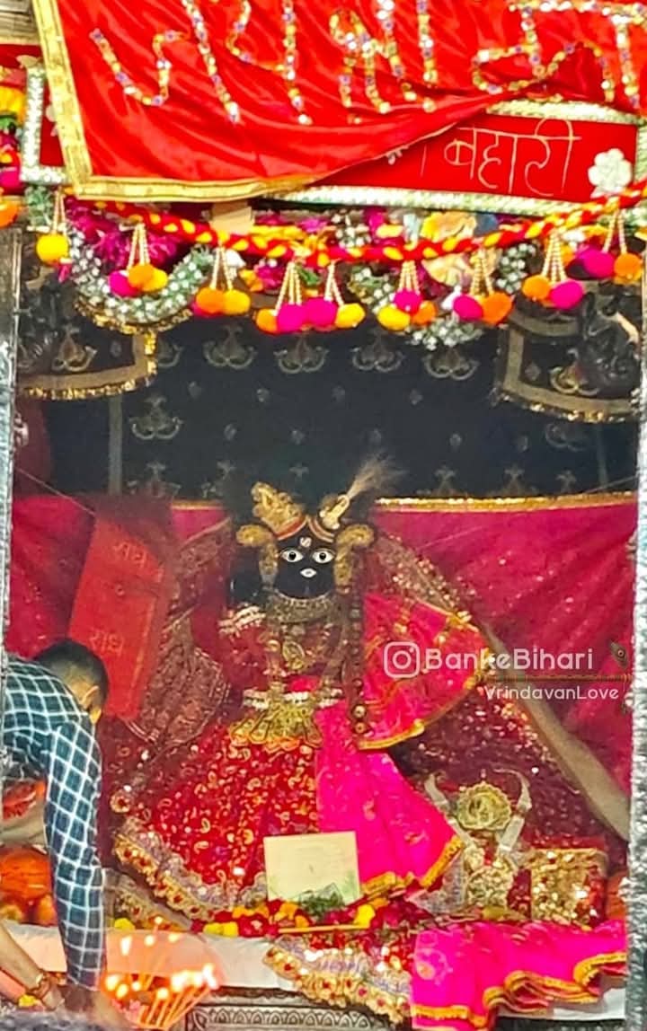 banke_shri's tweet photo. हम सबके प्यारे ठाकुर श्री बांके बिहारी जी के आज दर्शन https://t.co/THWbeiAYp1