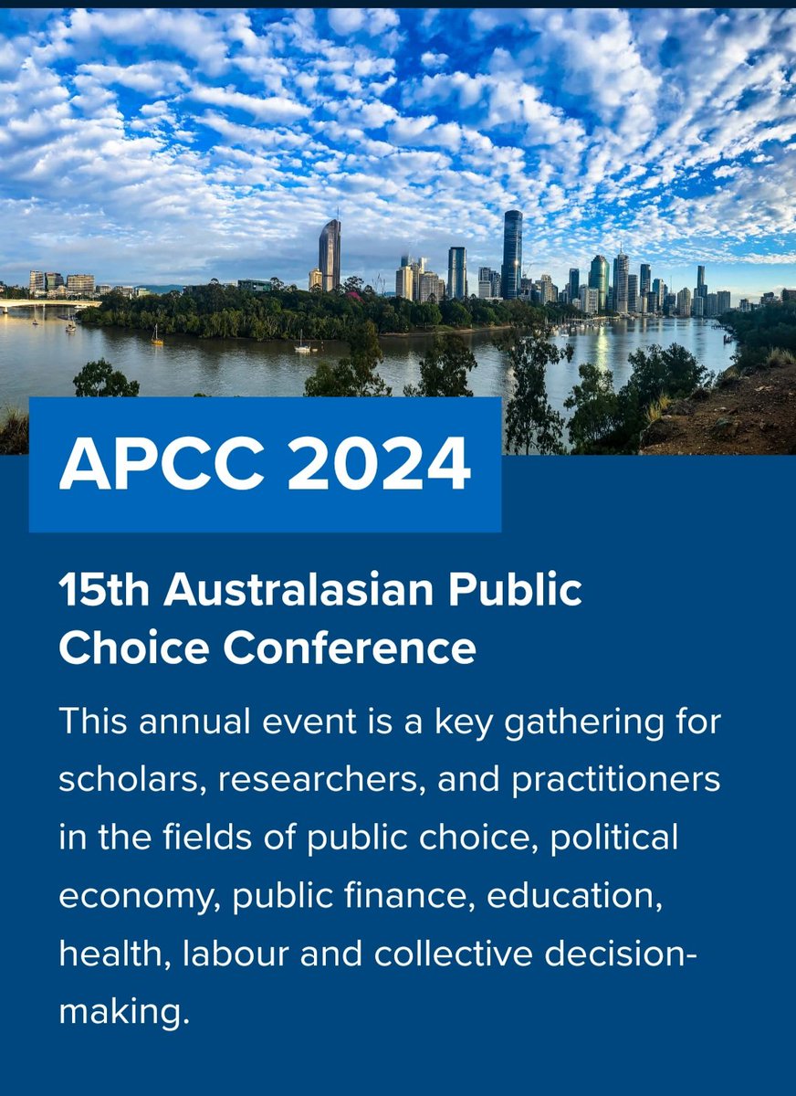 Adeline Delavande (@adelavande) on Twitter photo Great conference at QUT. Very honoured to have been invited to deliver a keynote speech.
<a href="/page_eco/">Lionel Page</a> <a href="/UTS_Economics/">UTS Economics Department</a> Great conference at QUT. Very honoured to have been invited to deliver a keynote speech.
<a href="/page_eco/">Lionel Page</a> <a href="/UTS_Economics/">UTS Economics Department</a>