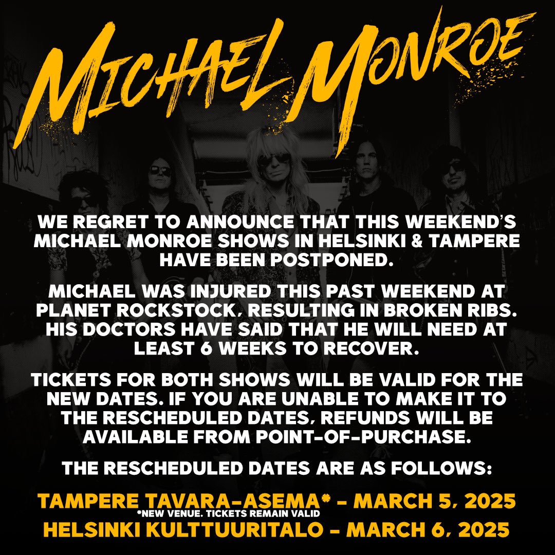 Michael Monroe (@michaelmonroe) on Twitter photo 