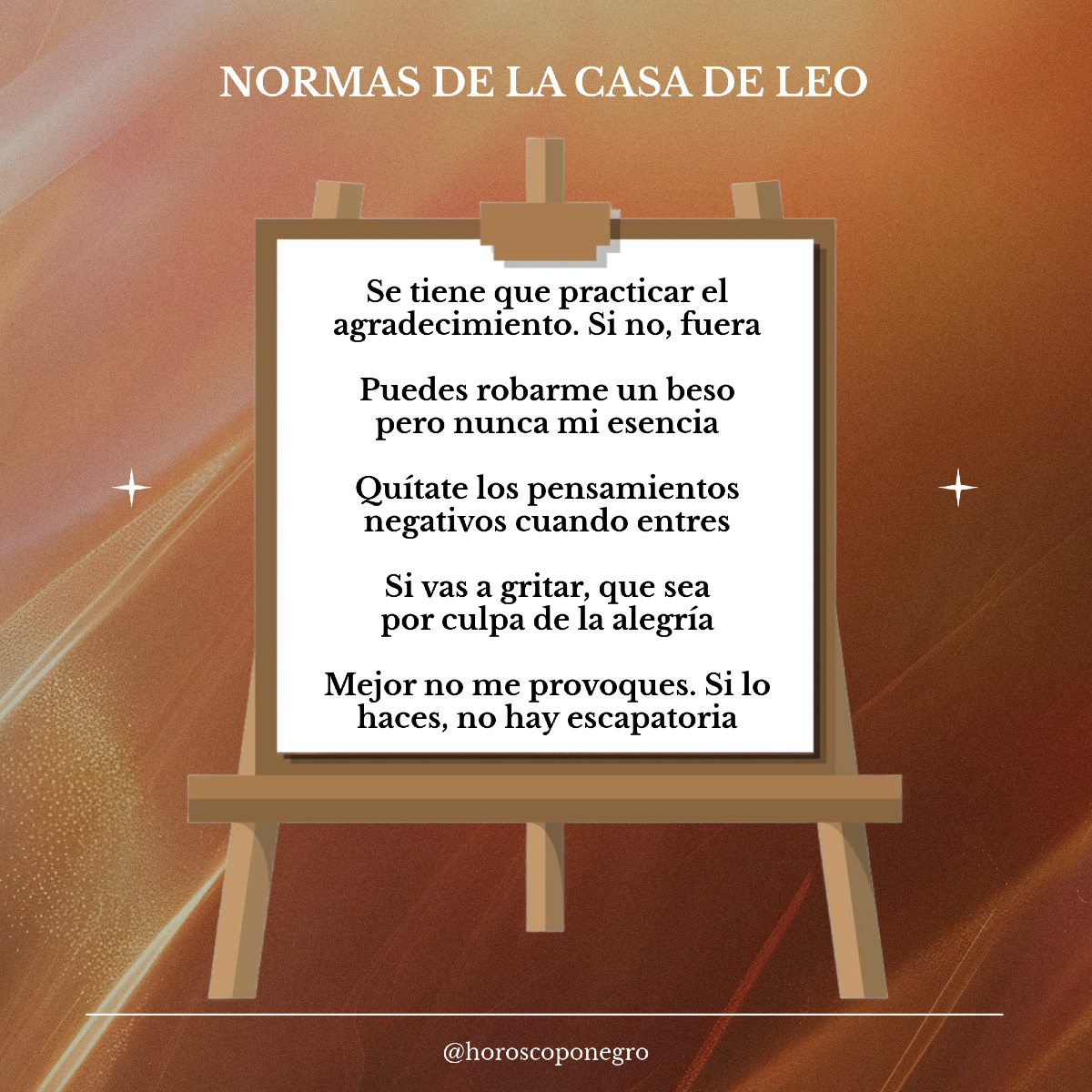 leo_hnegro's tweet photo. Ahora te toca a ti dejar en comentarios una norma más ✨🔮✨ https://t.co/QtS0bG761g