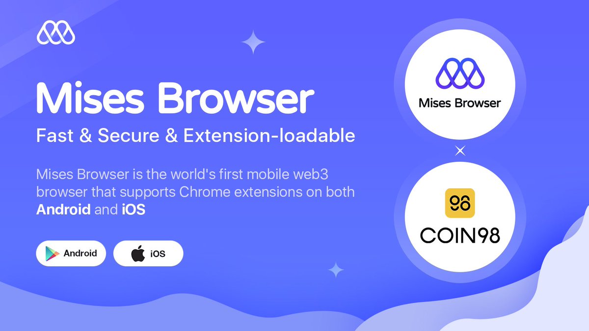 We are thrilled to announce that we have collaborated with @coin98_wallet –  an open, decentralized, and secure crypto messenger & AI wallet. This  collaboration includes pre-installing Coin98 wallet and setting it as