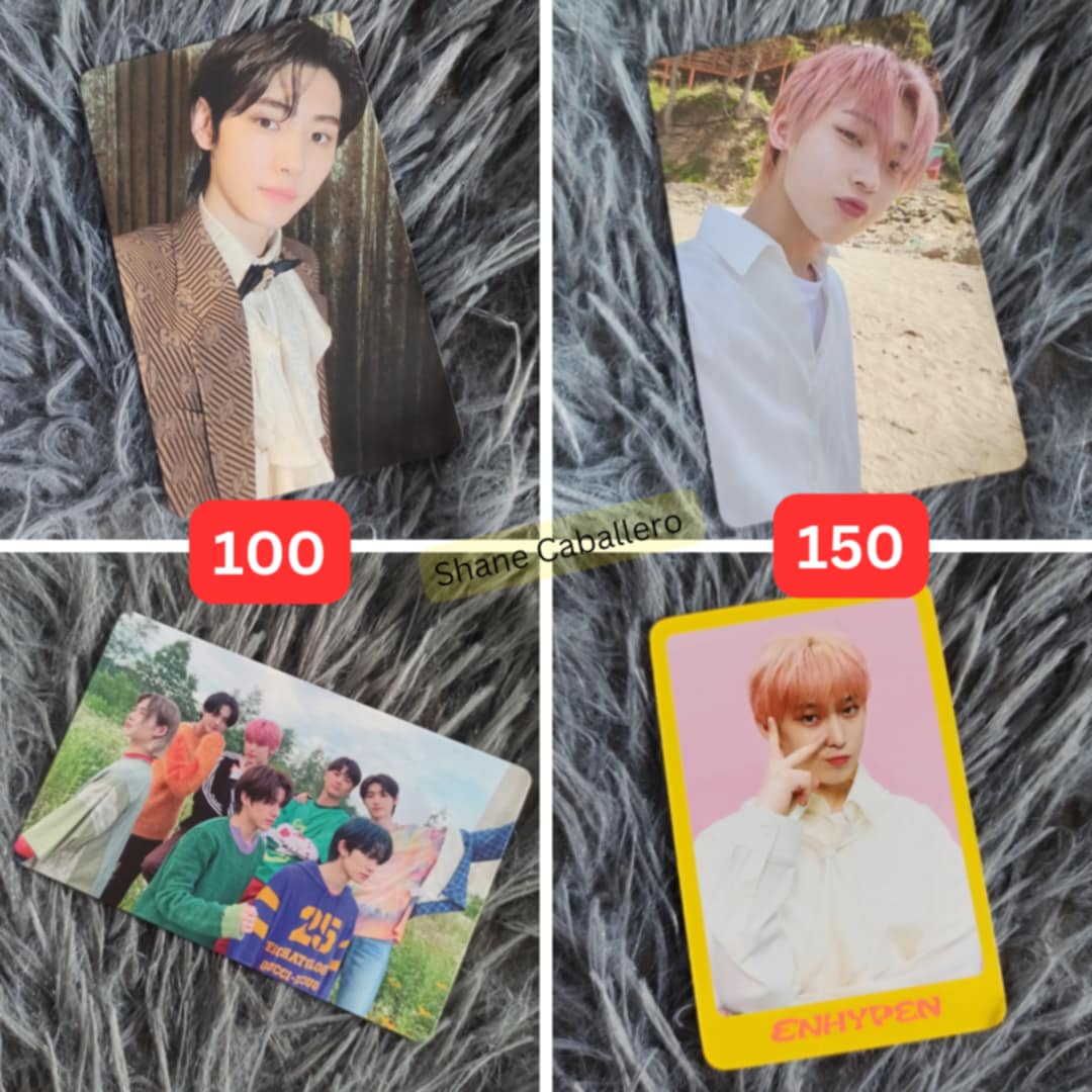 shaneyssi's tweet photo. wts lfb ph pamigay sale

enhypen photocards official
onhand | mint condition | first press album pulls

prio Take all = ₱1k with small pc binder

mop: gcash or on meet up
mod: meet up on December 6 at araneta
loc: Sta Lucia, Pasig

Perfect for Fun Meet freebies/giveaways https://t.co/VyASGYJ6t5
