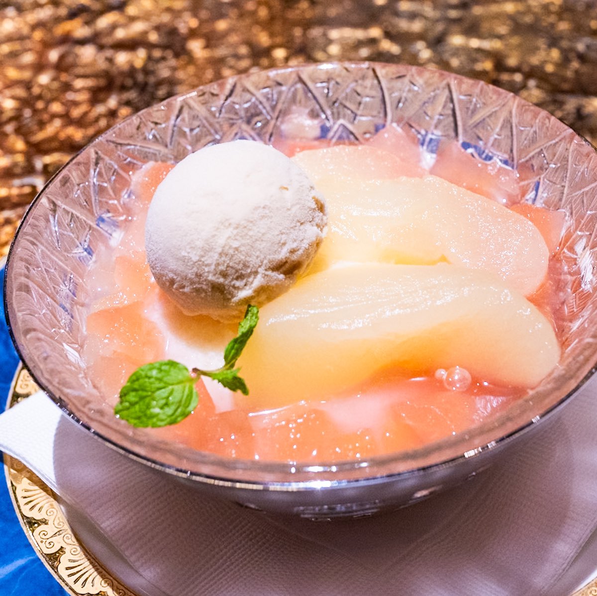 シルクロードガーデン 12月の杏仁豆腐は