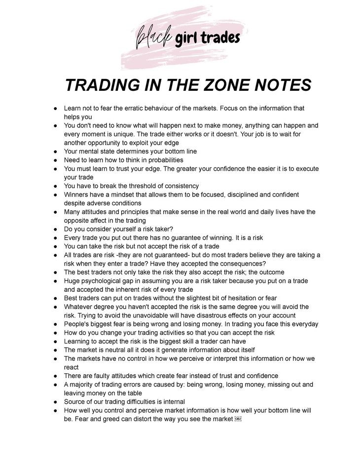 RebellioMarket's tweet photo. TRADING IN THE ZONE NOTES 🎶: