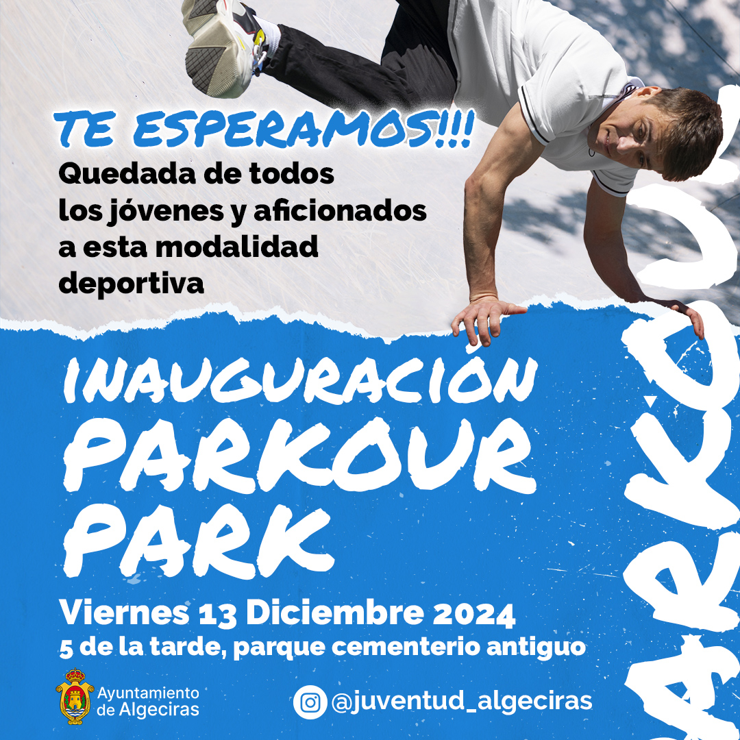 El viernes 13 de diciembre se inaugurará el ‘Parkour Park’ del parque frente al Cementerio Antiguo.