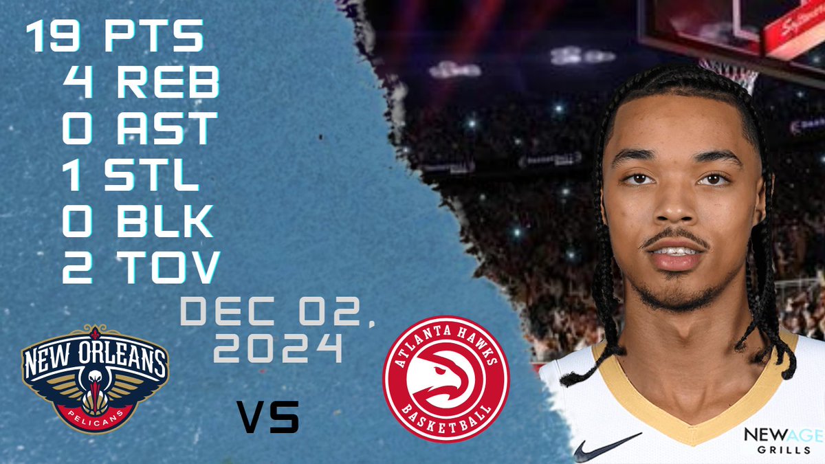 NBAPlayersHigh's tweet image. Brandon Jr. Stats For Regular Season Game vs HAWKS 02-12-2024 youtu.be/hqYq3ZGNHW0

#BrandonJr. #Brandon #Jr. #nba #nbahighlights #basketball #new #orleans #pelicans #neworleanspelicans