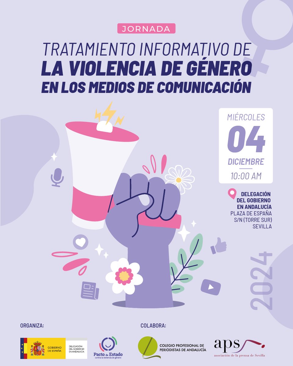 📢Las profesoras US <a href="/BelenZB/">Belen Zurbano B.</a> y <a href="/MariaSancheztw/">María Sánchez Ramos</a> participan este miércoles en una jornada contra la violencia machista organizada por la <a href="/DGobAndalucia/">Delegación del Gobierno en Andalucía</a>

ℹ investigacion.us.es/eventos/jornad…