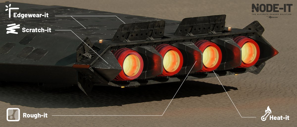 petaralazara's tweet image. Working on some examples demo for my next addon! Available in January! 
#Nodeit #blender #addon