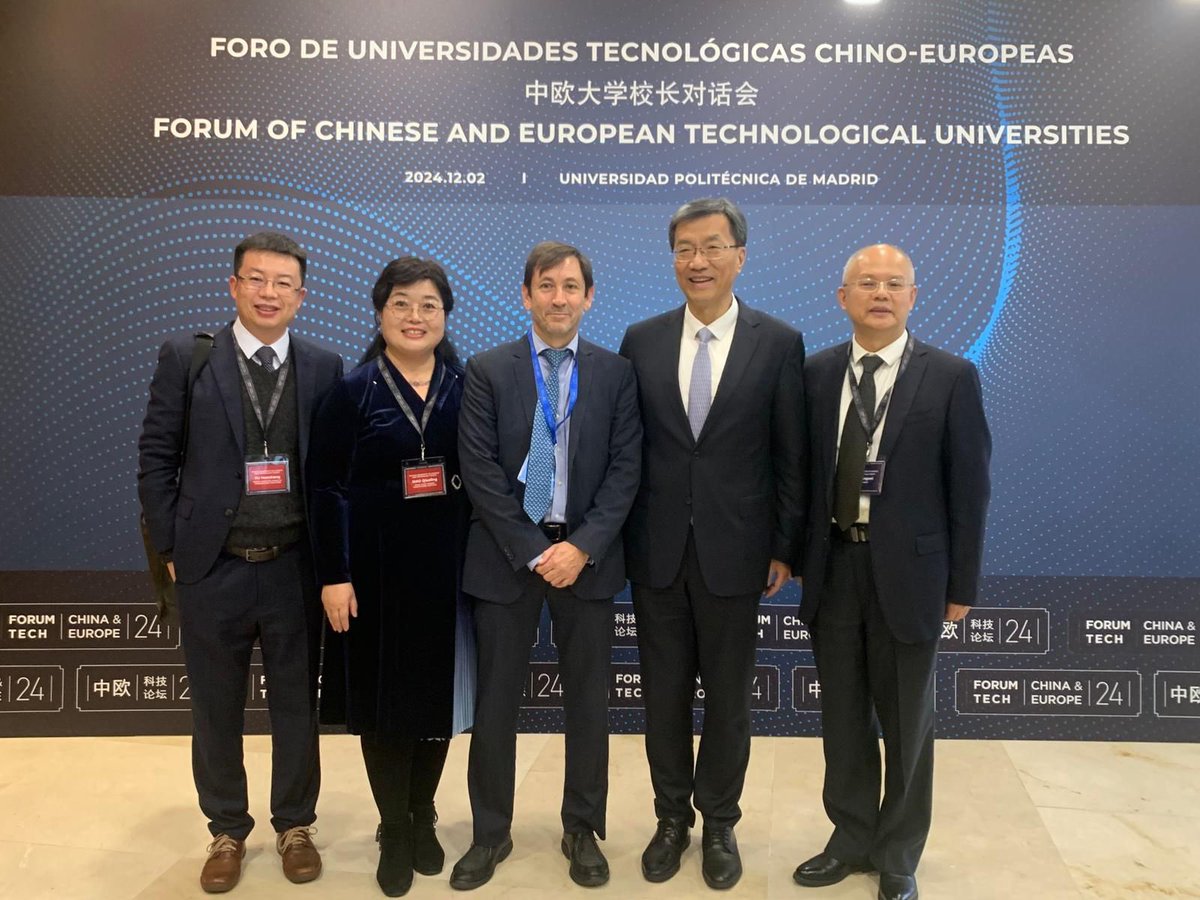 miguelasc66's tweet photo. Muy interesante el Foro de Universidades Tecnológicas Chino- Europeas organizado por @La_UPM con la presencia del secretario de Estado de Ciencia, Innovacion y Universidades Juan Cruz Cigudosa y el ministro chino de Educación Huai Jinpeng, con la participación de @unicomplutense https://t.co/ka3NgxEiLe