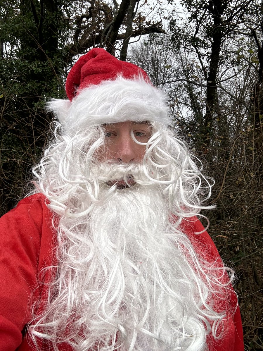 HertsFarmer's tweet photo. It’s that time of year again where the big Father Christmas comes to visit the farms Forest School #MerryChristmas2024 #HammondsEndFarm https://t.co/5ReVAVDNym