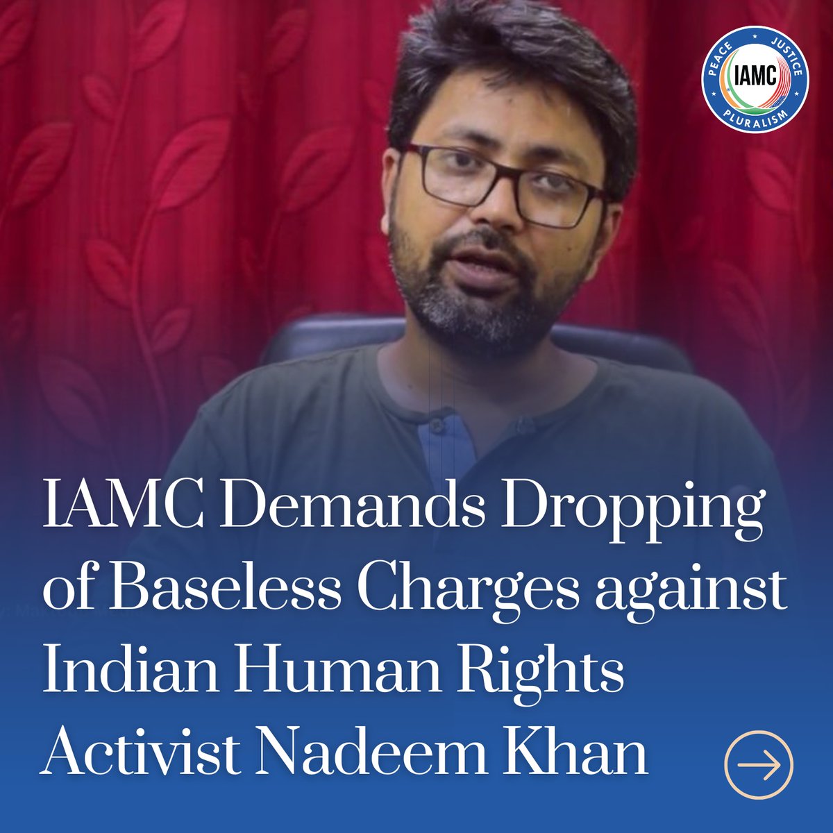 IAMCouncil's tweet photo. “We call for the immediate cancellation of the First Information Report filed against Khan and an end to the harassment. We also call for criminal charges to be raised against the Station House Officer of the Shaheen Bagh police station for intimidation and trespassing on Khan’s private property.”

Read the Press statement here:

https://t.co/phXrcwCXto