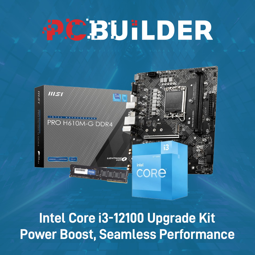 Upgrade smarter, play harder. 🎮💥 The Intel Core i3-12100 kit brings solid performance without breaking the bank. Ready to build? 🛠️

Shop: Takealot / Computer Mania

#CoreUpgrade #PCBuilderZA