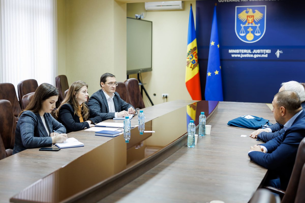 Professor S. Flogaitis had an official meeting in Kissinau Moldova with the Minister of Justice Ms Veronica Mihailov-Moraru #eplo #governance #IG #internationalrelations