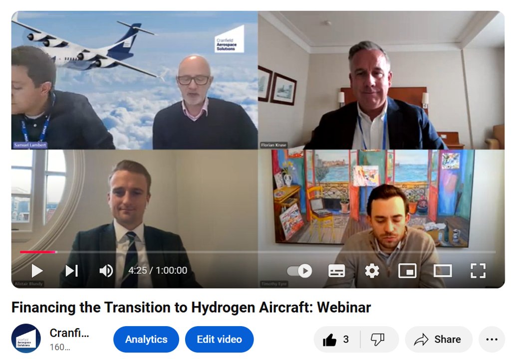 Webinar: How to Finance Your Transition to Hydrogen Aircraft, bringing together industry leaders to explore solutions for financing, risk management &amp; collaboration. 

BLOG: key discussions, audience questions &amp; provides actionable advice for stakeholders:
cranfieldaerospace.com/how-to-finance…