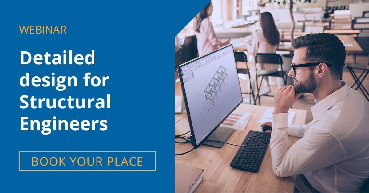 'Detailed design for Structural Engineers' 

Join our NEW #webinar, as we explore how Tekla Structures can streamline workflows for #engineers, enabling precise quantification and automated RC #concrete and #steel detailing. 

📅 5 December, 10:30am
🔗 buff.ly/3OdUrfM
