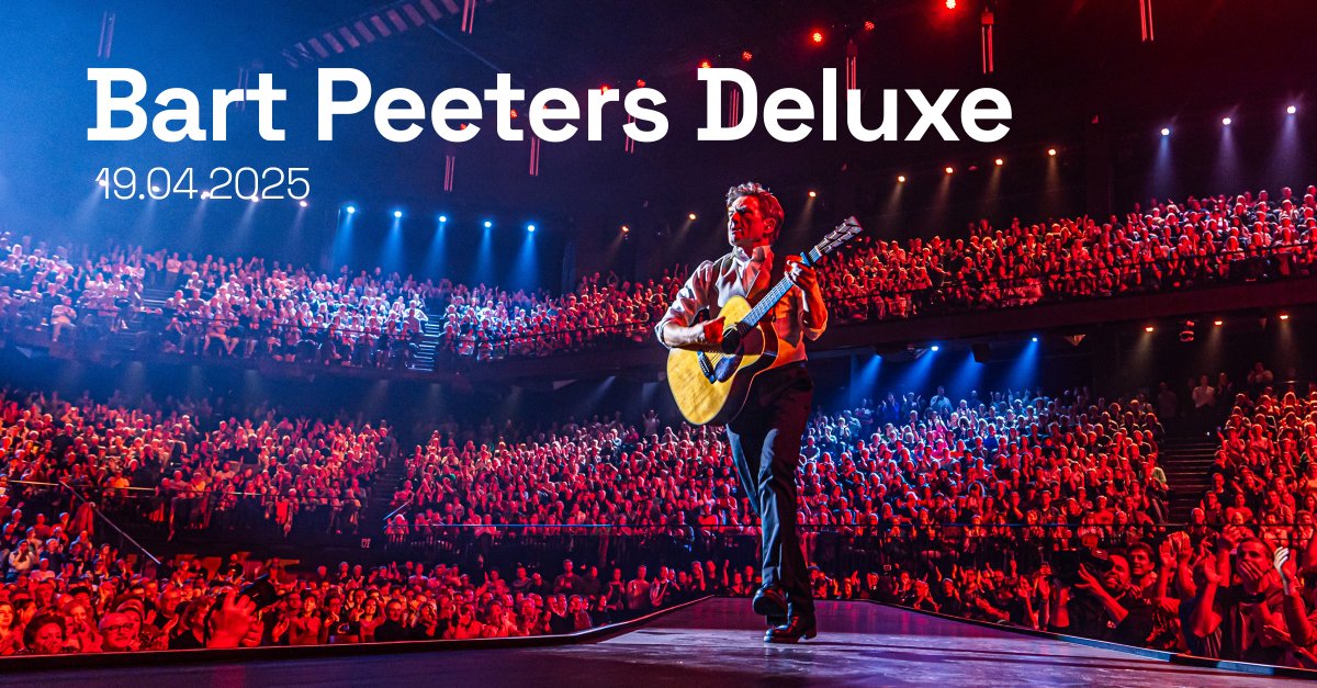 📣 13e show alert! 🚨 Bart Peeters Deluxe op 19 april in Lotto Arena. Meer muziek, meer magie, meer Bart! Zorg dat je erbij bent, want de teller tikt snel. 🎶 

👉 Lees artikel ow.ly/LHUH50UjLyq

#BartPeetersDeluxe #LottoArena