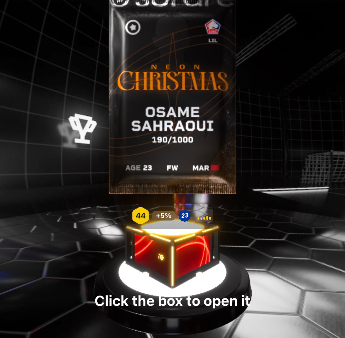 Troisième jour du calendrier de l’Avent et <a href="/Sorare/">Sorare</a> régale.

J’ai tapé le crack marocain Osame Sahraoui 🇲🇦 

Et je vous le fais gagner bien sûr 🔥

Pour participer :

Follow <a href="/Jobznt23/">Jobznt23</a> et 🔄

TAS demain.

GL all 🍀

#Sorare