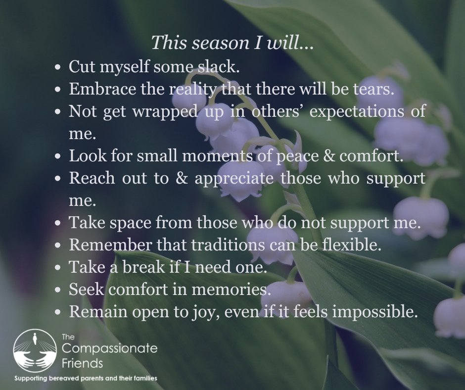 It's easier said than done...here are some things to remember to do, to support ourselves throughout this season &amp; beyond.