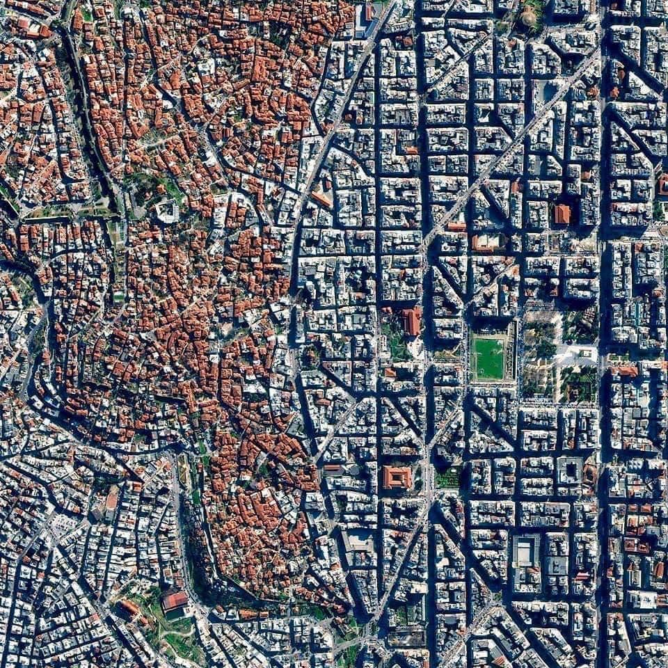 Tesalónica, Gracia.
Crecimiento Urbano Orgánico vs Crecimiento Urbano Ordenado.