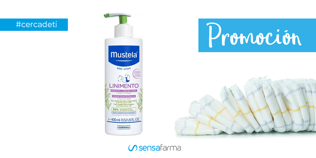 #Promoción Linimento Mustela #Bebé 🧴👶 Protege el área del pañal para prevenir que aparezcan las rojeces de la #dermatitis del pañal👌sensafarma.es/linimento-must…

#cercadeti